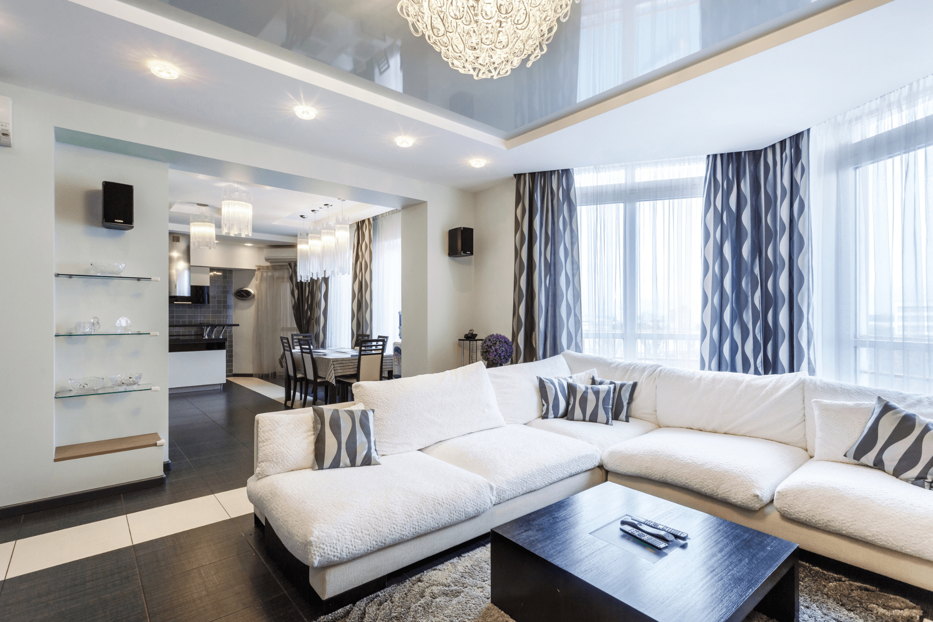 Photo of the living room in a condo. See how you can protect your belongings with our HO-6 policy.